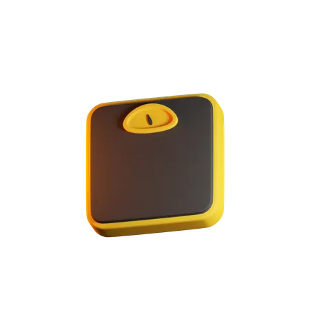 WEIGHT SCALE ISOLATED 3 D RENDER 3D Icon