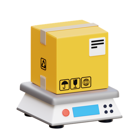 Weight Scale Package  3D Icon