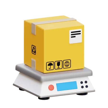 Weight Scale Package  3D Icon