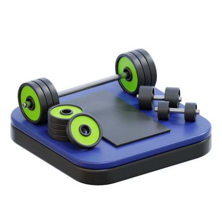 Weightlifting  3D Icon