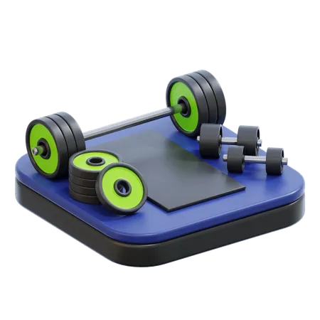 Weightlifting  3D Icon