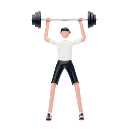 Weightlifting  3D Icon