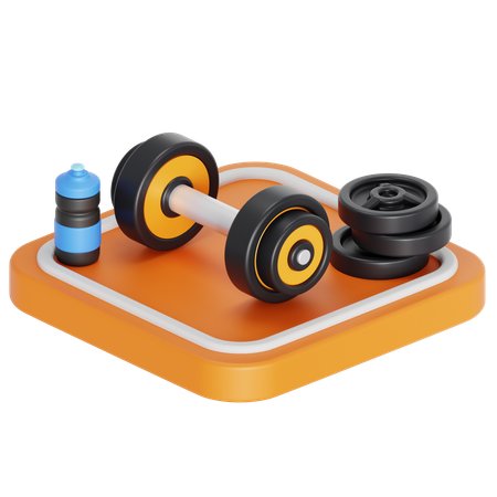 Weightlifting  3D Icon
