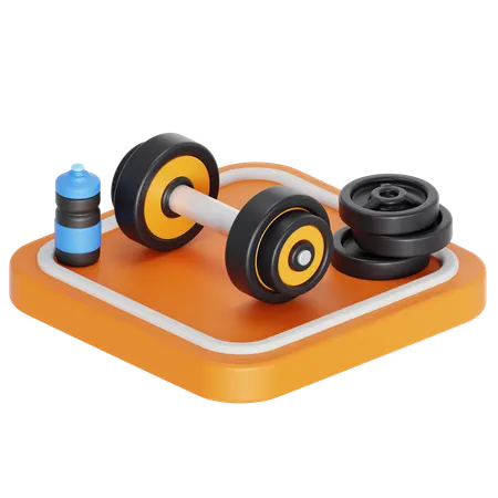 Weightlifting  3D Icon