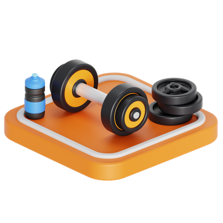 Weightlifting  3D Icon