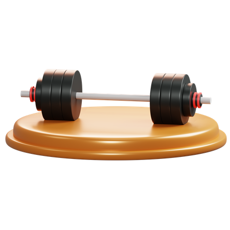 Weightlifting  3D Illustration