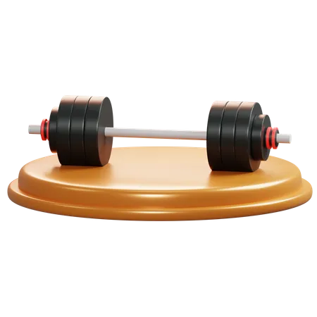 Weightlifting  3D Illustration