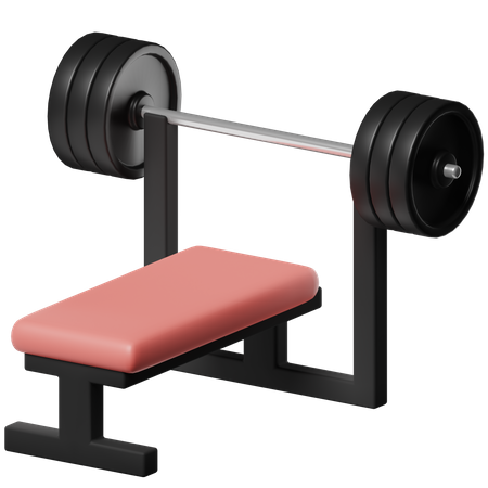 Weightlifting Barbell  3D Icon