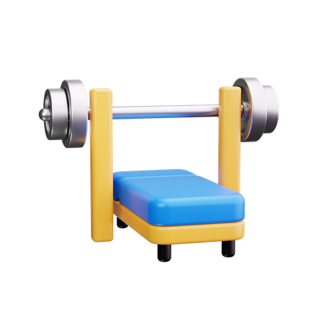 Weightlifting bench  3D Icon