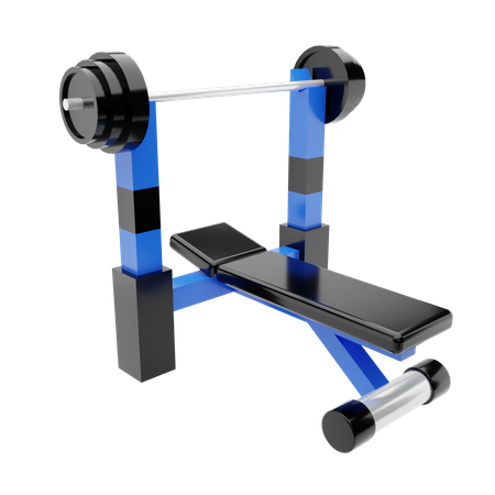 Weightlifting equipment  3D Illustration