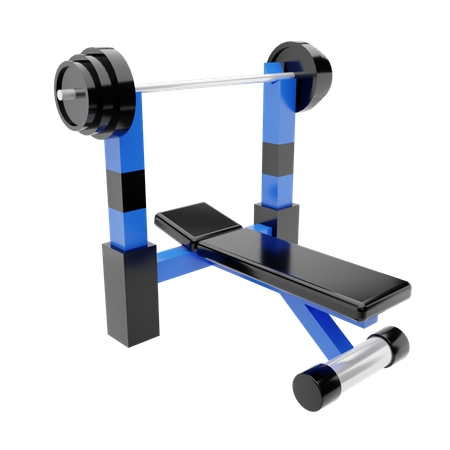 Weightlifting equipment 3D Illustration