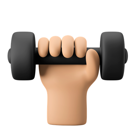 Weightlifting Hand Gesture  3D Icon