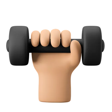 Weightlifting Hand Gesture  3D Icon