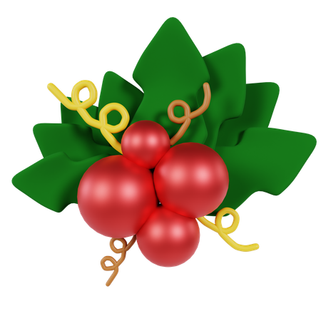 Weihnachtsmistel  3D Icon