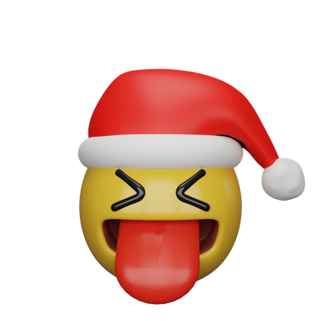 Weihnachts-Smiley-Emoji  3D Emoji