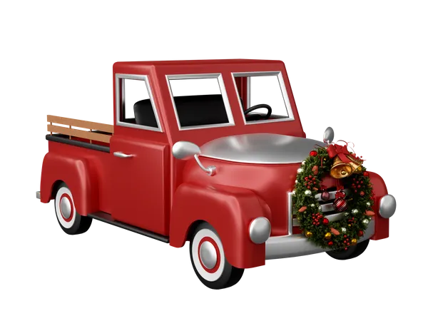 Weihnachtsauto  3D Icon