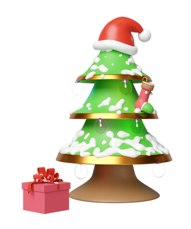 Weihnachtsbaum  3D Illustration