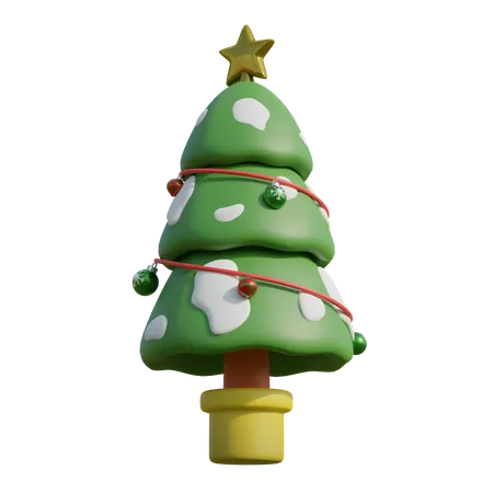 Weihnachtsbaum  3D Illustration