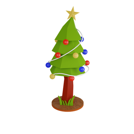 Weihnachtsbaum  3D Illustration