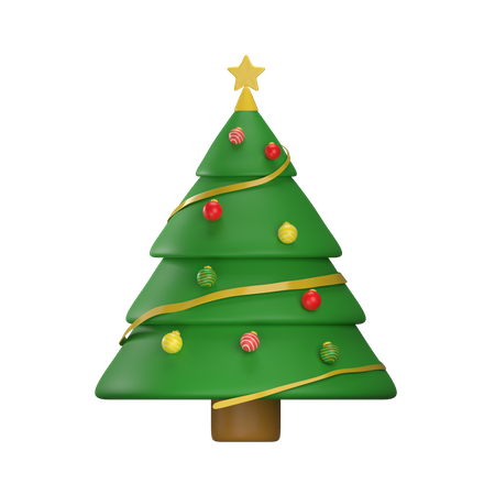 Weihnachtsbaum  3D Illustration