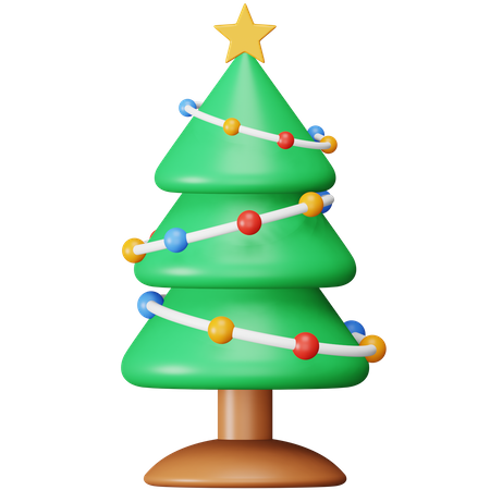 Weihnachtsbaum  3D Icon