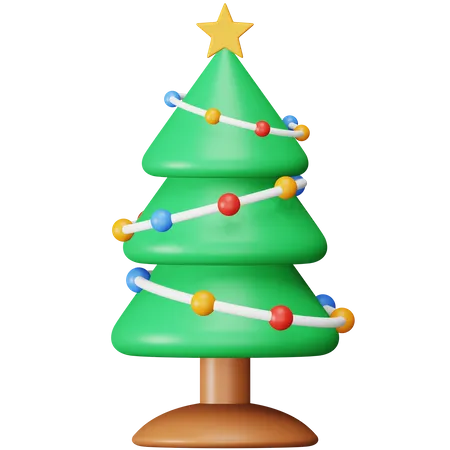 Weihnachtsbaum  3D Icon