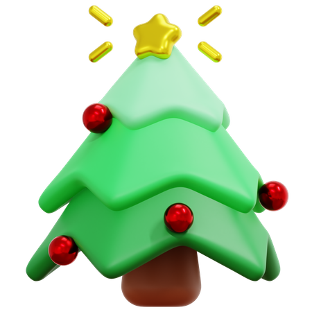 Weihnachtsbaum  3D Icon