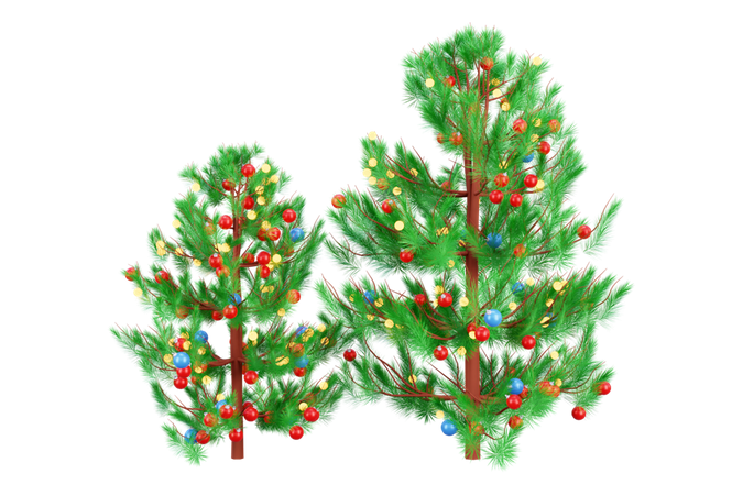 Weihnachtsbaum  3D Icon