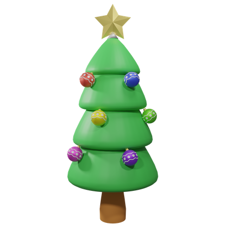 Weihnachtsbaum  3D Icon