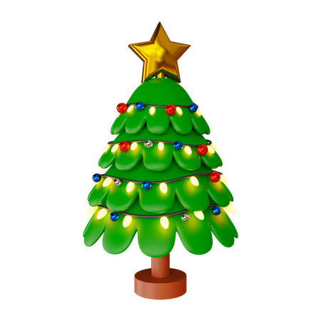 Weihnachtsbaum  3D Icon