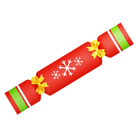 Weihnachtscracker  3D Icon