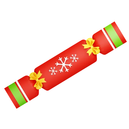 Weihnachtscracker  3D Icon