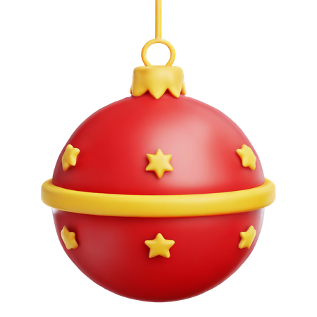 Weihnachtsdekorationskugel  3D Icon