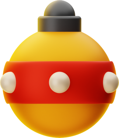 Weihnachtsdekorationskugel  3D Icon