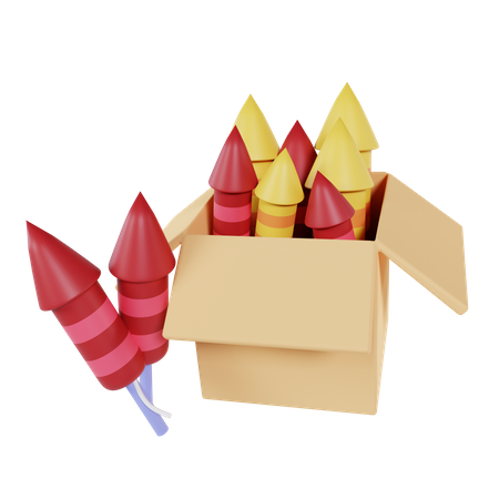 Weihnachtsfeuerwerk  3D Icon