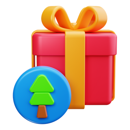 Weihnachtsgeschenk  3D Icon