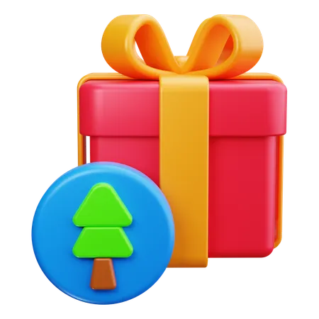 Weihnachtsgeschenk  3D Icon