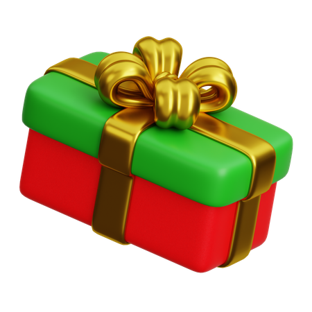 Weihnachtsgeschenkbox 1  3D Icon