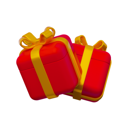 Weihnachtsgeschenkbox  3D Icon