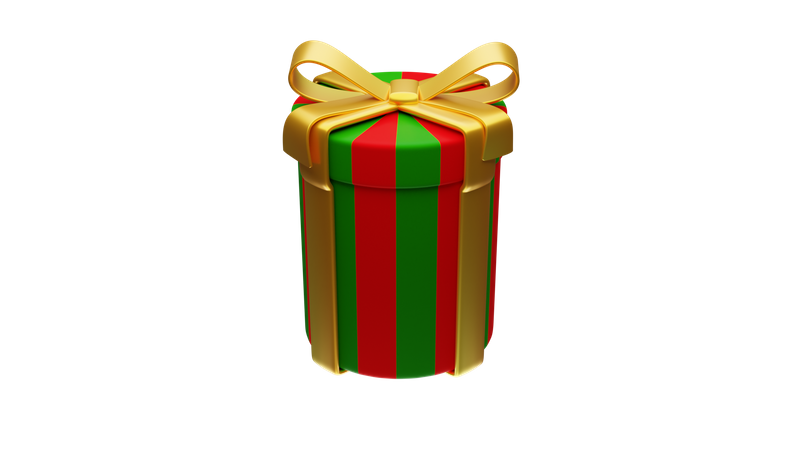 Weihnachtsgeschenkbox  3D Icon