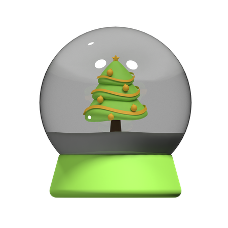 Weihnachtsglobus  3D Icon