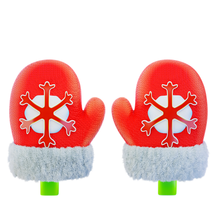 Weihnachtshandschuhe  3D Icon