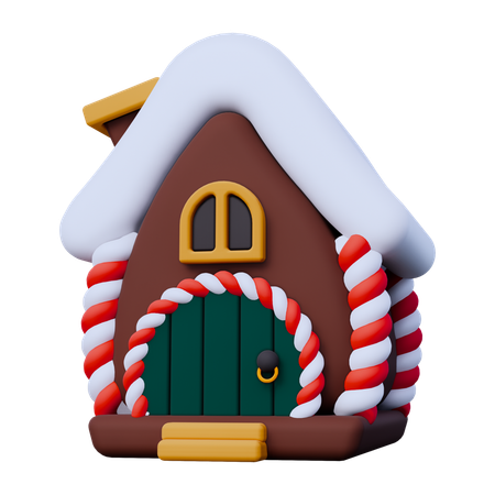 Weihnachtshaus  3D Icon