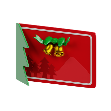 Weihnachtskarte  3D Icon