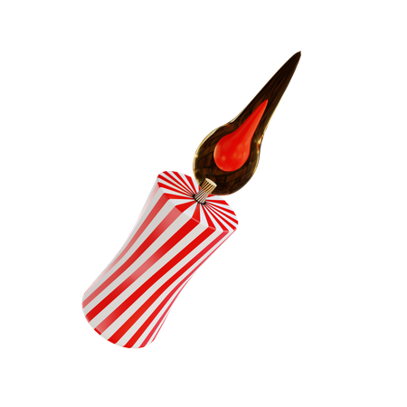 Weihnachtskerze  3D Icon