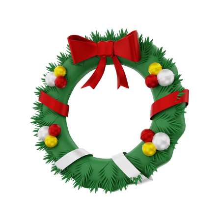 Weihnachtskranz  3D Icon