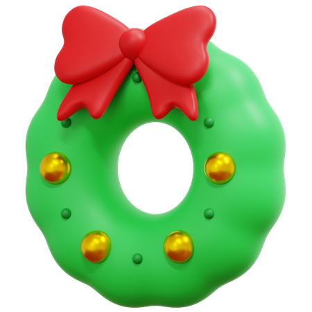 Weihnachtskranz  3D Icon