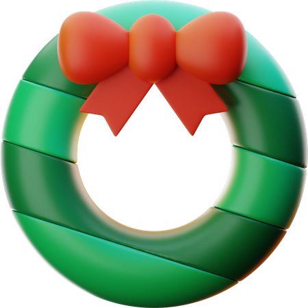 Weihnachtskranz  3D Icon