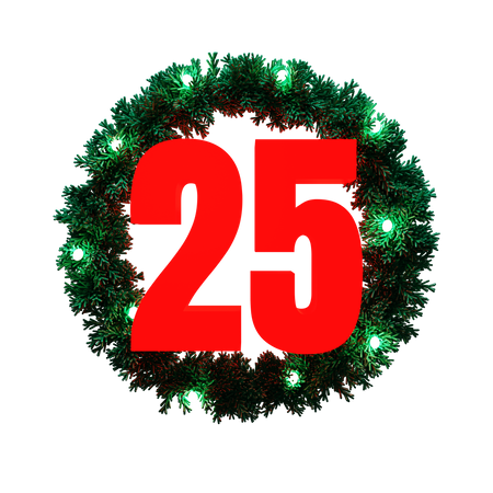 Weihnachtskranz  3D Icon