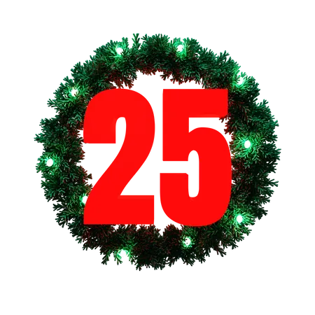 Weihnachtskranz  3D Icon